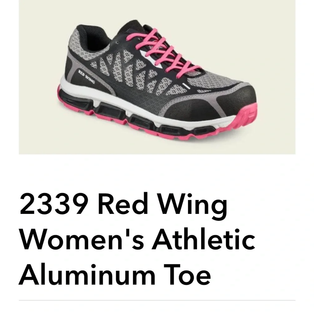 Red Wing Women's Athletic Aluminum Toe Shoes - Picture 1 of 12